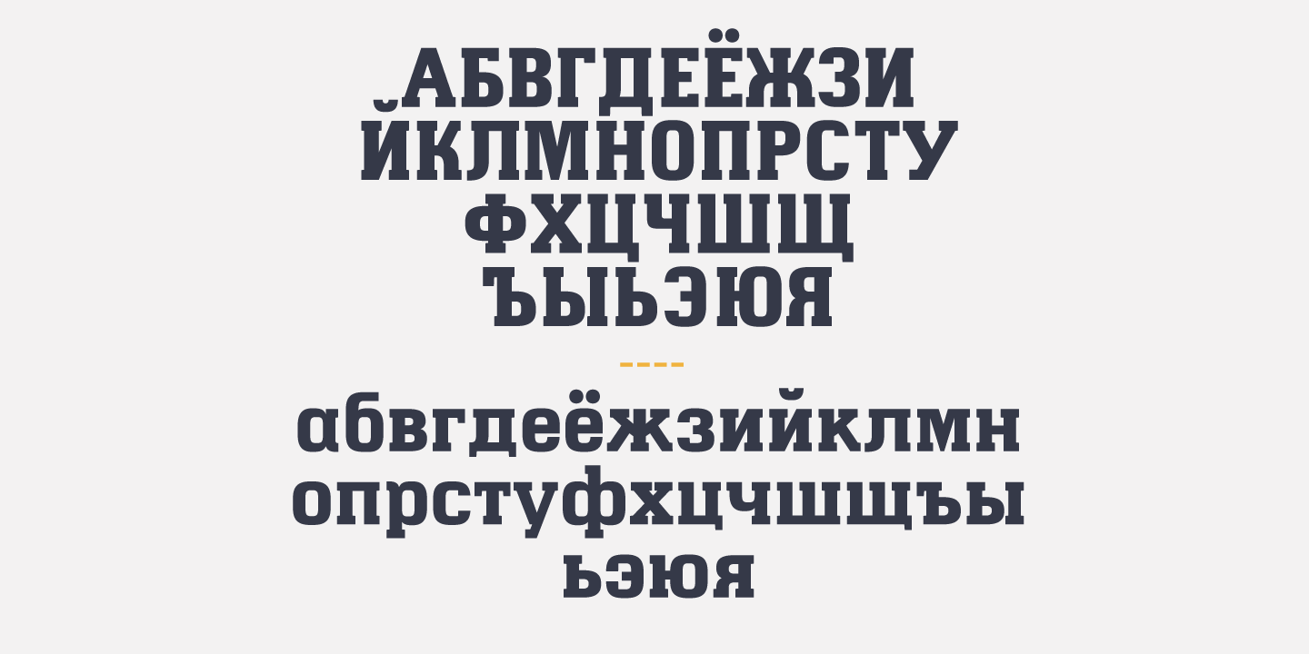 Beispiel einer Hapna Slab Serif-Schriftart #4
